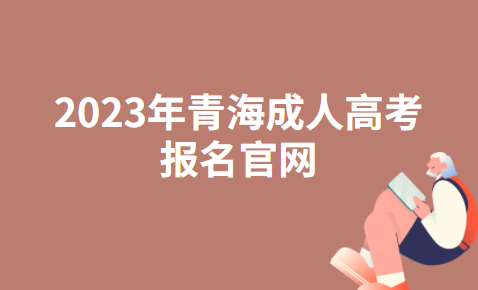 2023年青海海西成人高考报名官网：青海省教育考试网